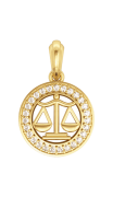 Libra Charm in Gold